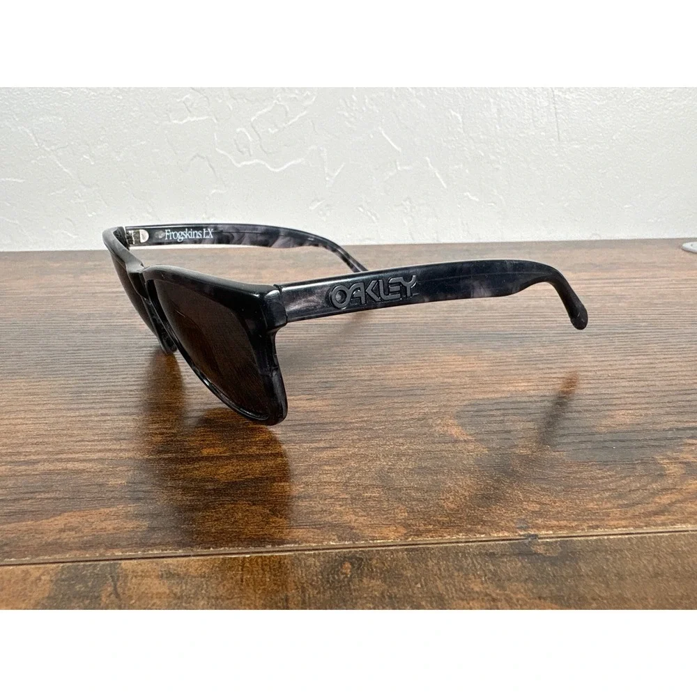 Oakley Frogskins LX Sunglasses OO2043-08 Dark Grey Marble Acetate Wayfarer